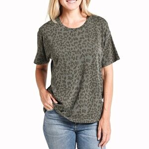 Sundry Leopard Oversized Tee
